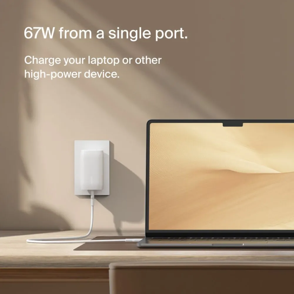 Outlet 3 Port USB-C Charger with PPS 67W Usb-C Chargers
