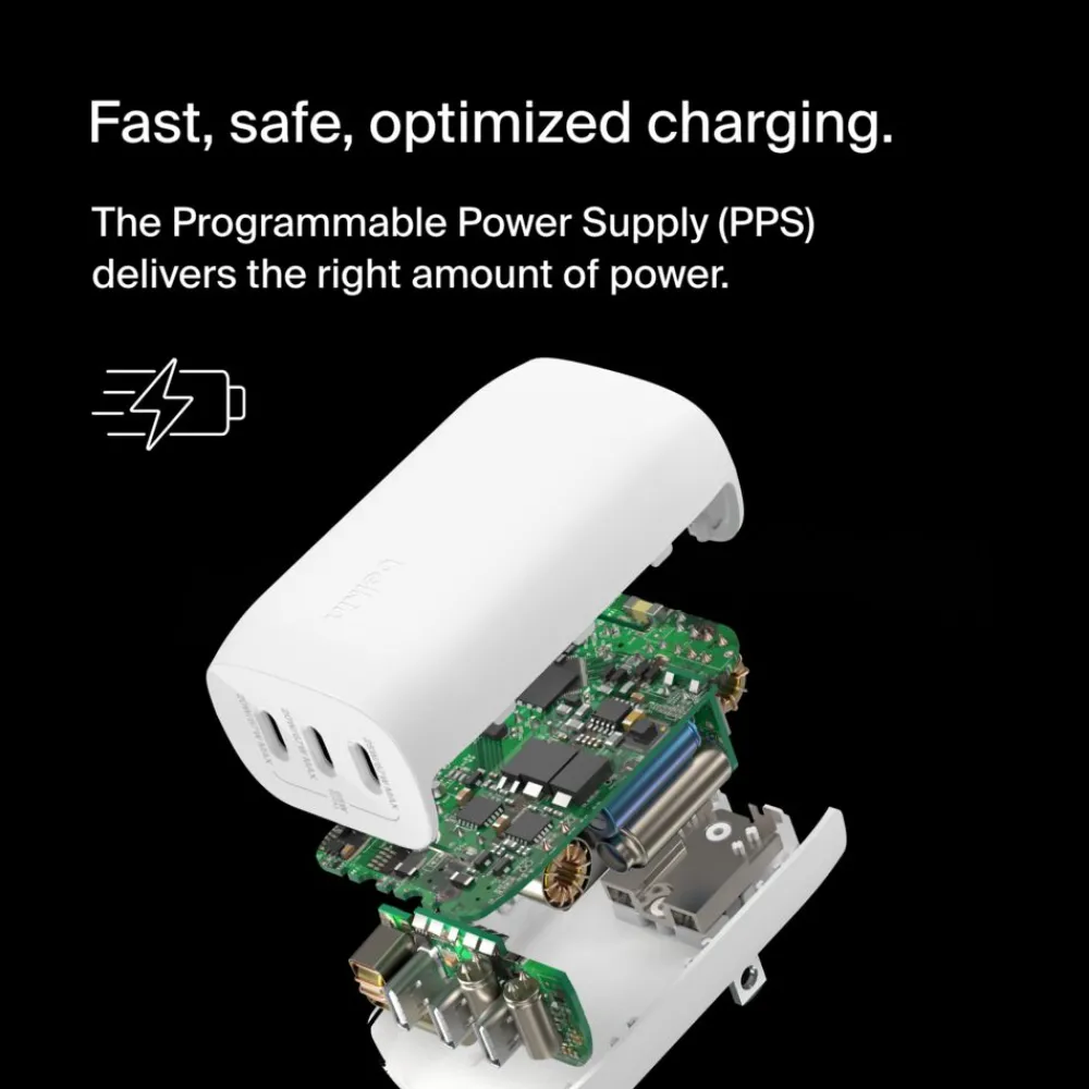 Outlet 3 Port USB-C Charger with PPS 67W Usb-C Chargers