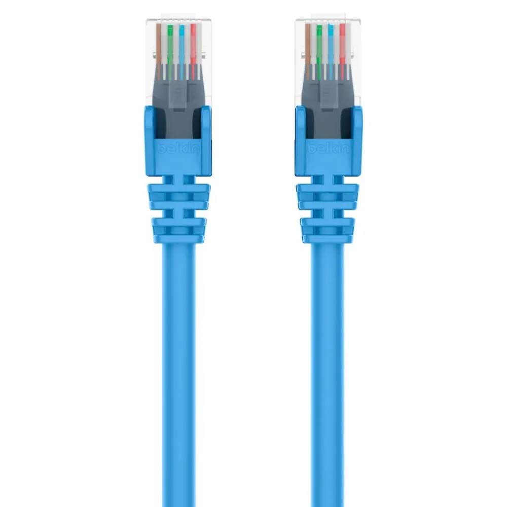 Discount Cat 6 Premium Snagless Patch Cable, 3 Feet, Blue Computer Cables
