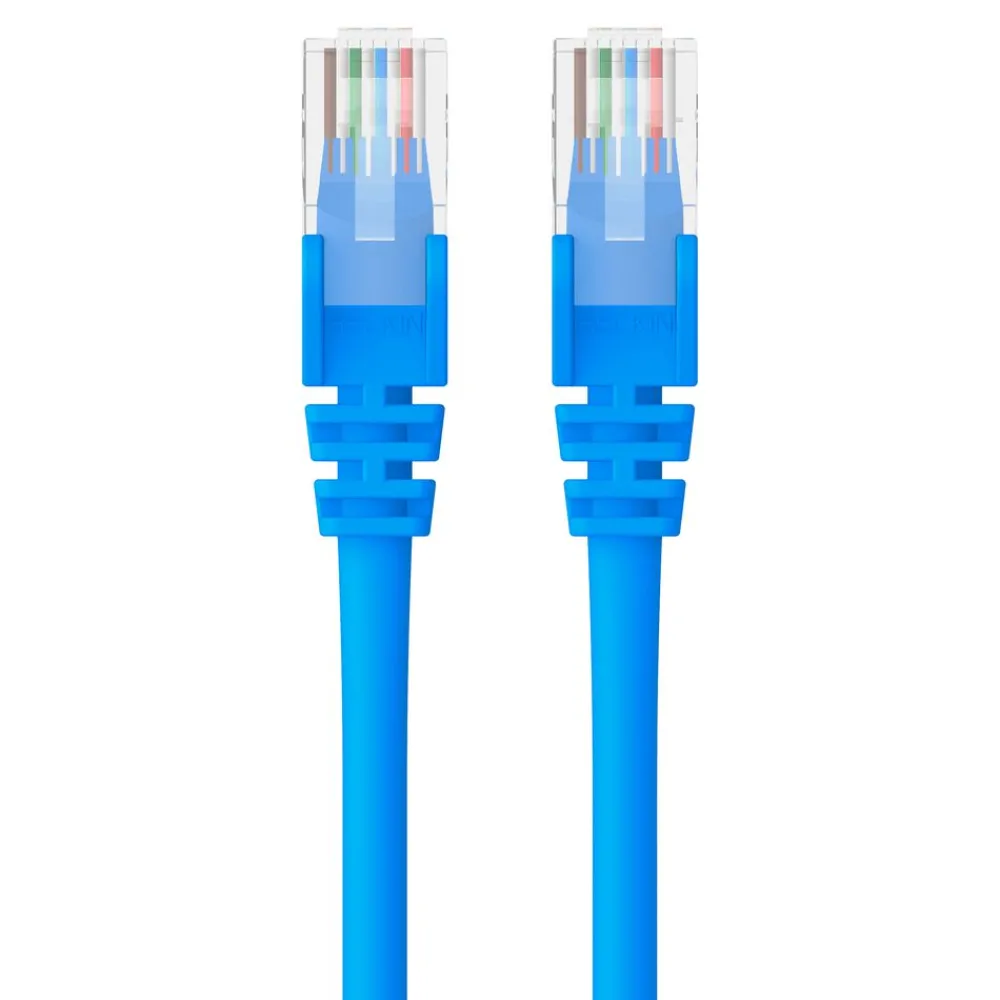 Discount Cat 6 Premium Snagless Patch Cable, 3 Feet, Blue Computer Cables