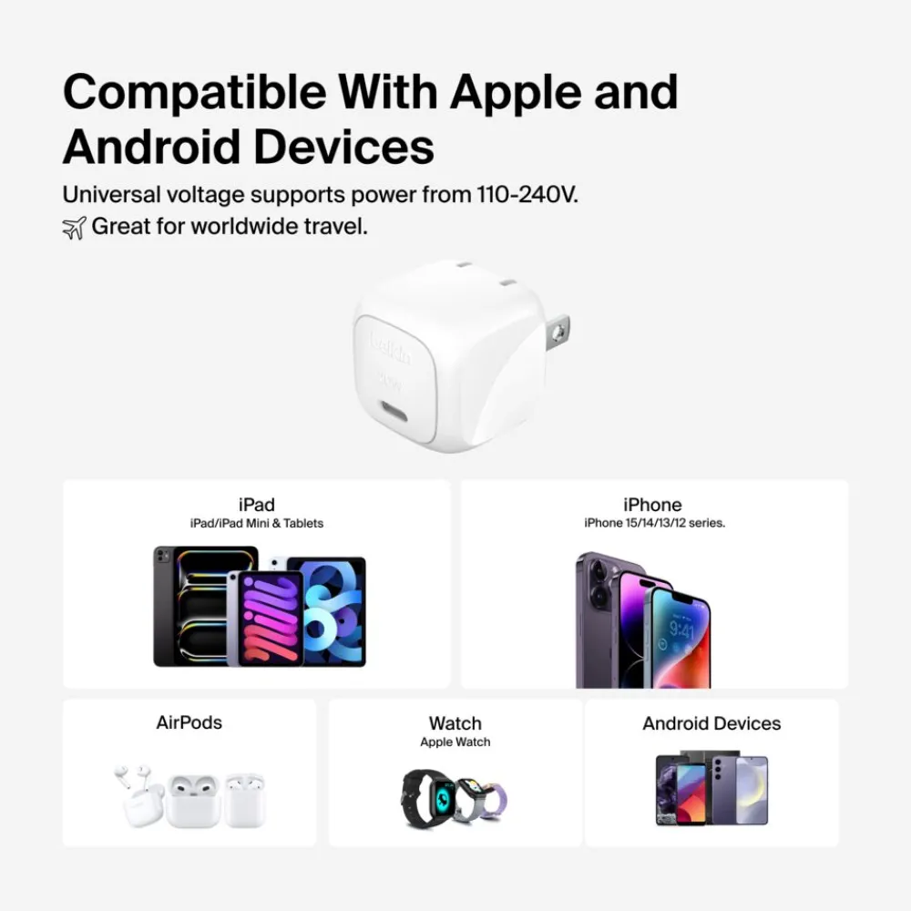 Hot Compact USB-C Charger 20W Usb-C Chargers