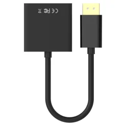 Hot Displayport to VGA Adapter, M/F, 1080P Audio Video Adapters