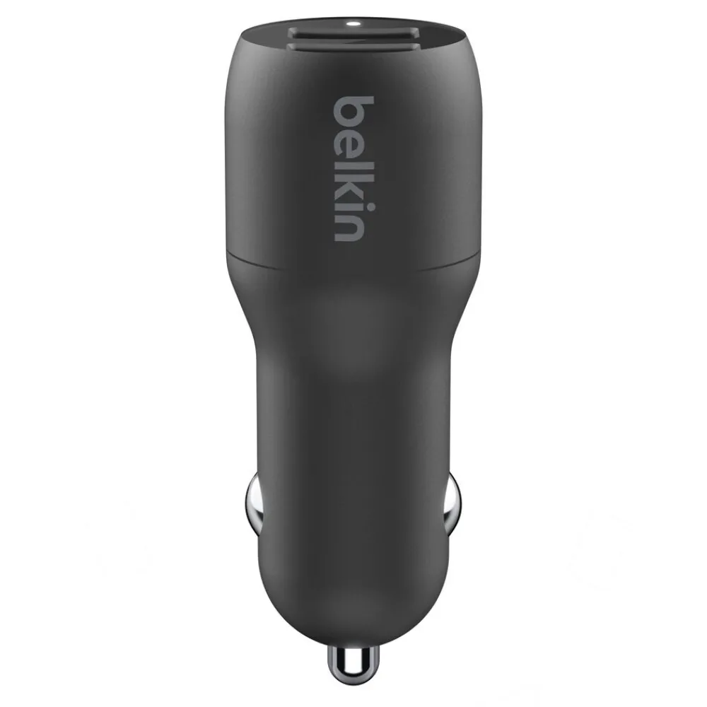 Clearance Dual USB-A Car Charger 24W + USB-A to USB-C Cable Car Chargers