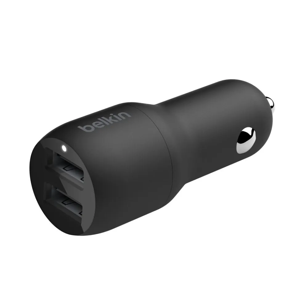 Clearance Dual USB-A Car Charger 24W + USB-A to USB-C Cable Car Chargers