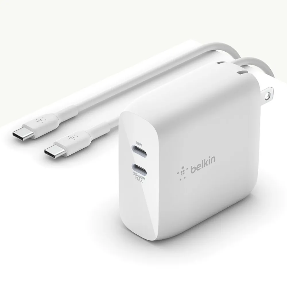 Discount Dual USB-C GaN Wall Charger 68W + USB-C Cable Gan Chargers|Usb-C Chargers
