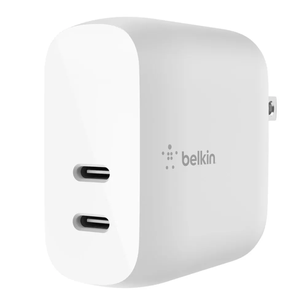 Fashion Dual USB-C PD Wall Charger 40W + USB-C to Lightning Cable Usb-C Chargers