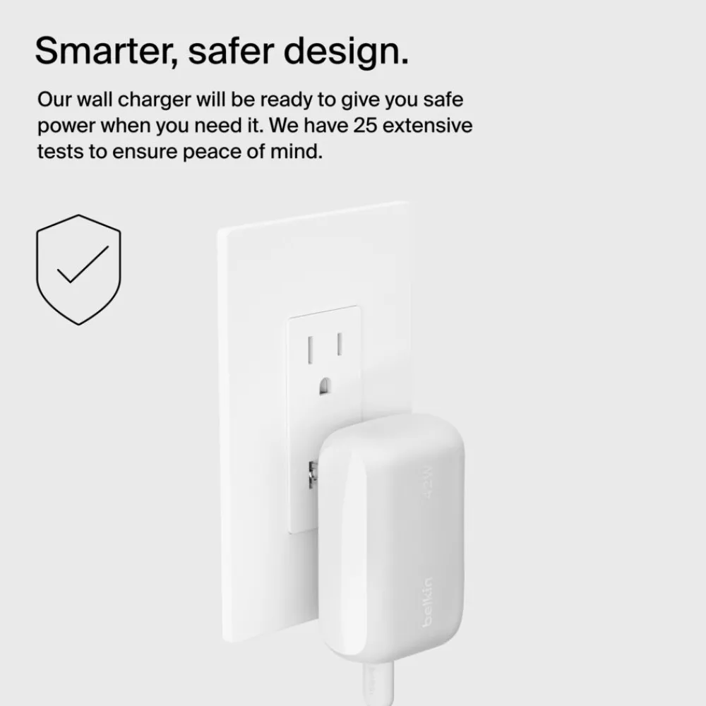 Outlet Dual Wall Charger 42W Usb-C Chargers