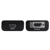 New HDMI to VGA + 3.5mm Audio Adapter Video Converter - Black Hdmi Adapters|Audio Video Adapters