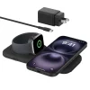 Clearance 2-in-1 Magnetic Charging Travel Pad with Qi2 15W Wireless Charging Pads