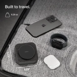 Clearance 2-in-1 Magnetic Charging Travel Pad with Qi2 15W Wireless Charging Pads