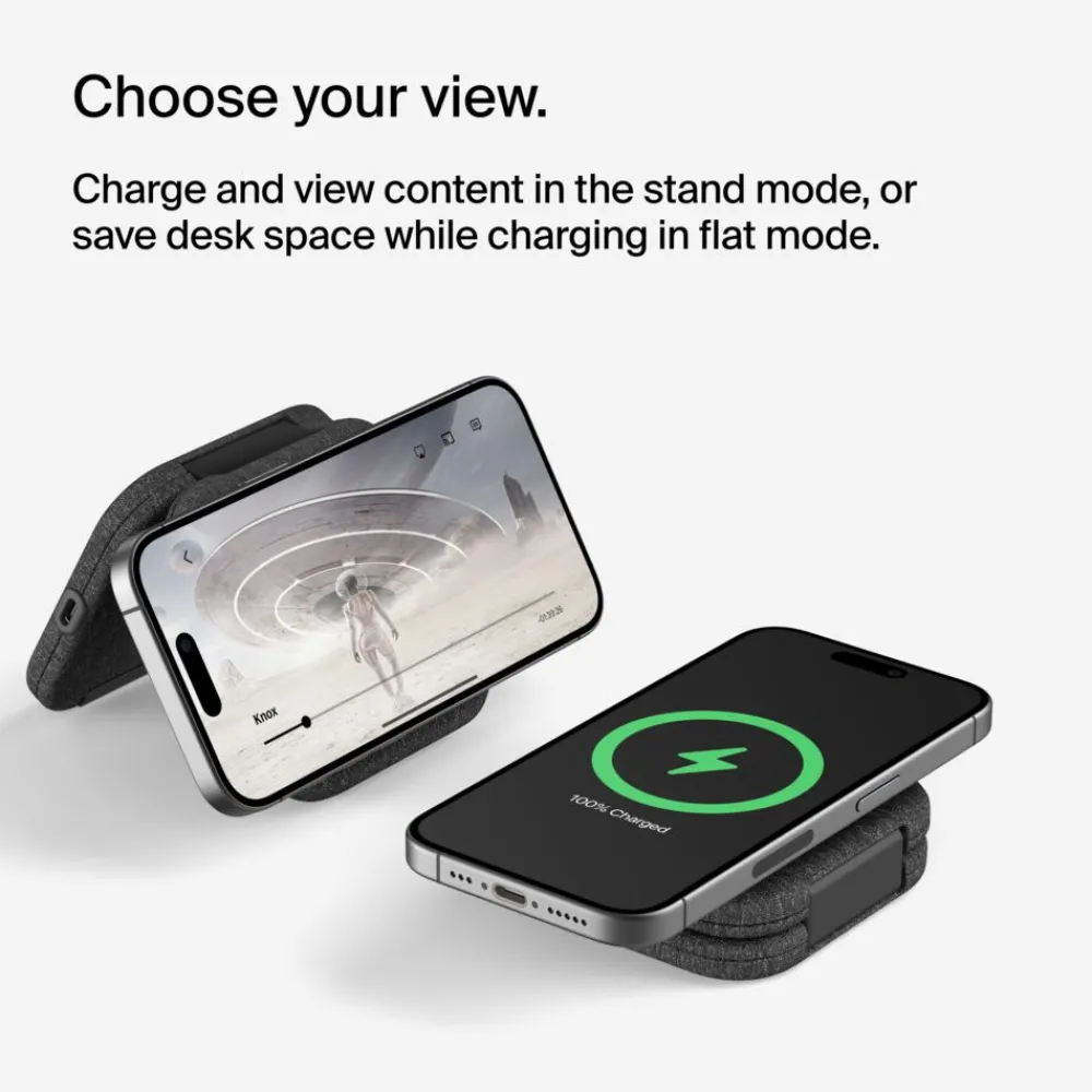 Clearance 2-in-1 Magnetic Charging Travel Pad with Qi2 15W Wireless Charging Pads