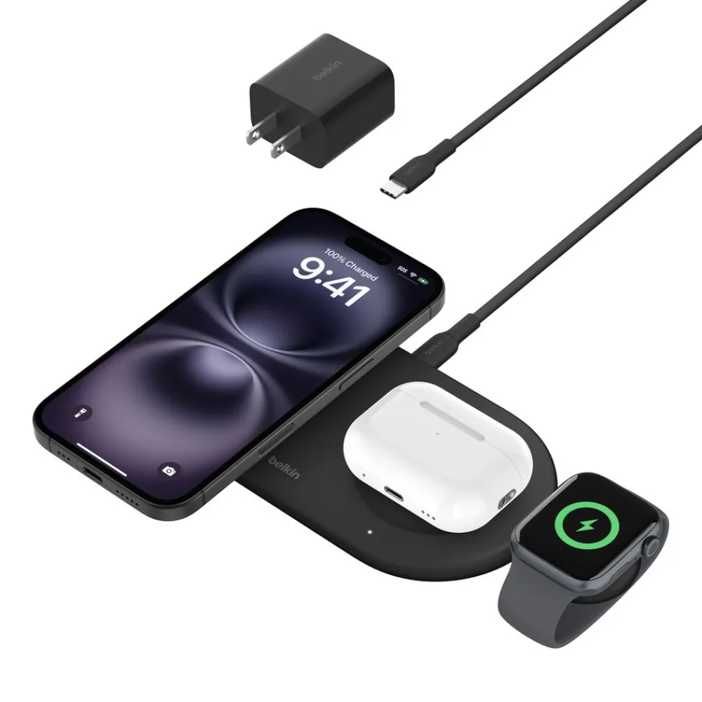 Online 3-in-1 Magnetic Wireless Charging Pad with Qi2 15W Wireless Charging Pads