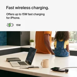 Online 3-in-1 Magnetic Wireless Charging Pad with Qi2 15W Wireless Charging Pads