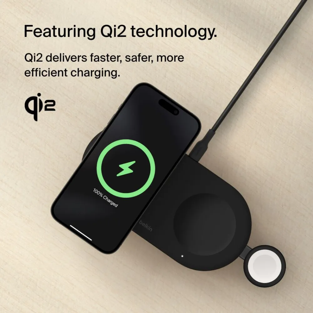 Online 3-in-1 Magnetic Wireless Charging Pad with Qi2 15W Wireless Charging Pads
