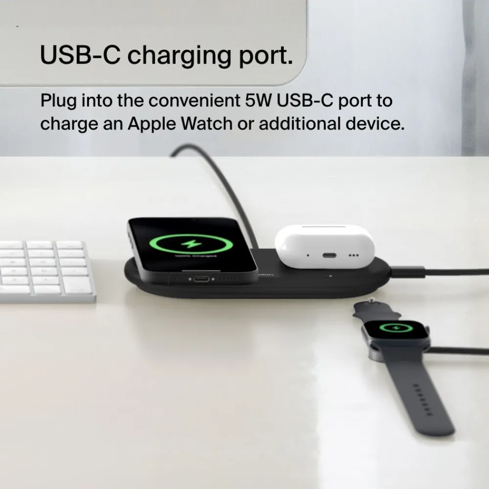 Online 2-in-1 Magnetic Wireless Charging Pad with Qi2 15W Wireless Charging Pads