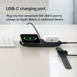 Online 2-in-1 Magnetic Wireless Charging Pad with Qi2 15W Wireless Charging Pads