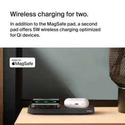 Hot 2-in-1 Wireless Charging Pad with Official MagSafe Charging 15W Wireless Charging Pads