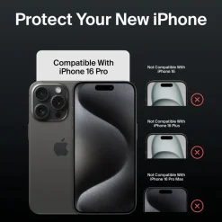 New InvisiGlass Privacy Treated Screen Protector for iPhone 16 Pro Screen Protectors For Iphone
