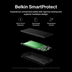 New 10K USB-C Power Bank with Integrated Cables Power Banks|Portable Chargers & Power Banks