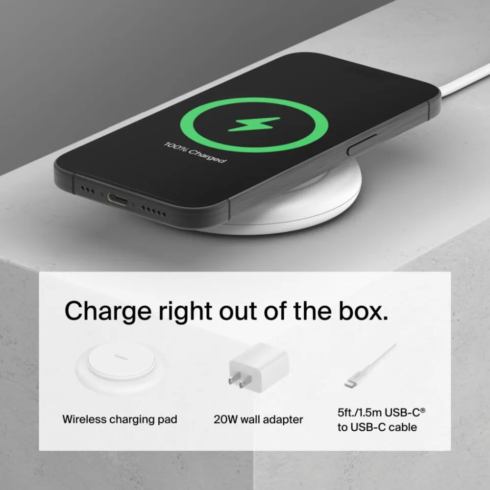 Outlet Magnetic Wireless Charging Pad with Qi2 15W Wireless Charging Pads