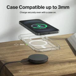 New Magnetic Wireless Charging Pad with Qi2 15W, Black Wireless Charging Pads|Wireless Charging Stands