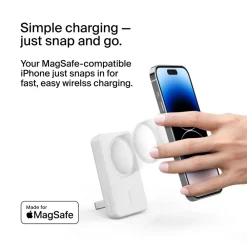 Fashion Magnetic Wireless Power Bank 5K + Stand Power Banks|Portable Chargers & Power Banks