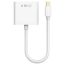 New Mini DisplayPort to DVI Adapter, M/F, 1080p Audio Video Adapters