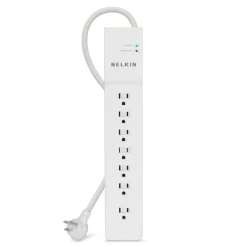 Online 7-Outlet Commercial Surge Protector 6' Cord Surge Protectors & Power Strips