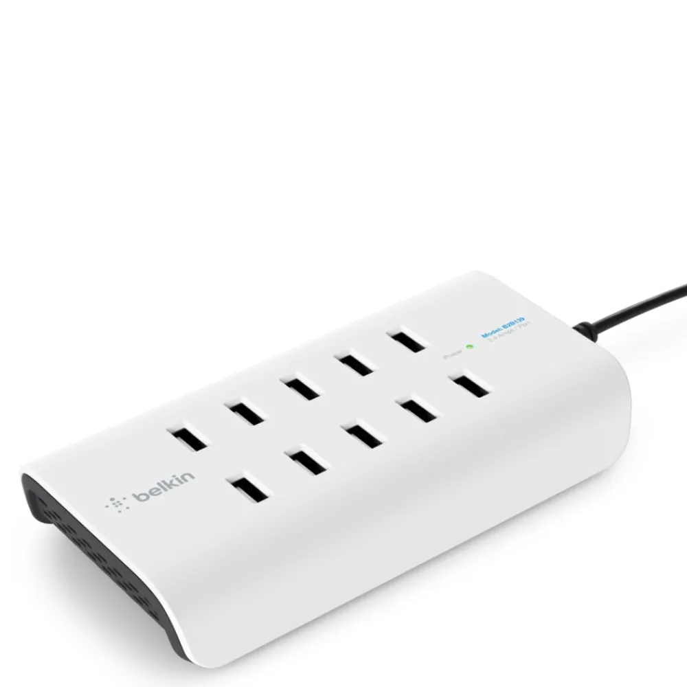 Outlet 10-Port USB Charging Station Surge Protectors & Power Strips
