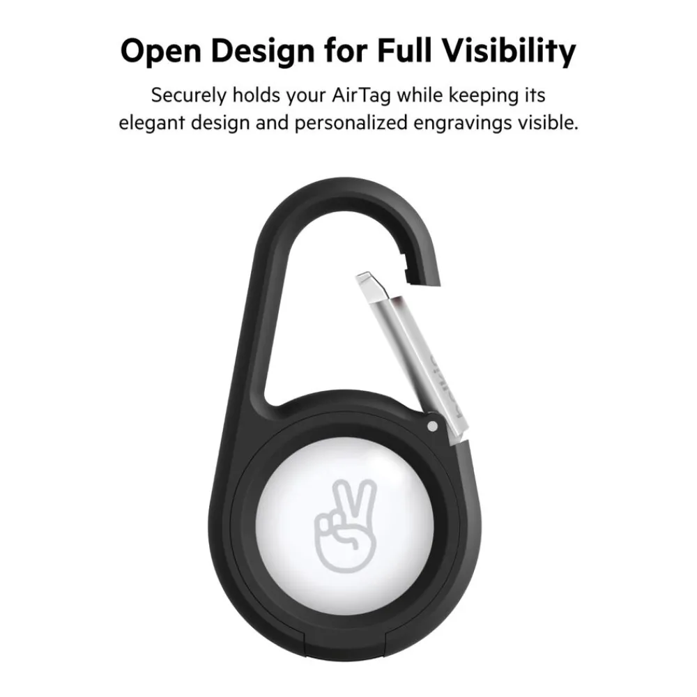 New Secure Holder with Carabiner for AirTag Airtag Accessories