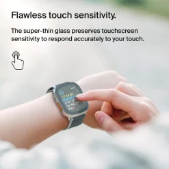 Sale TemperedCurve 2-in-1 Treated Screen Protector + Bumper for Apple Watch Ultra/Ultra 2 Screen Protectors For Apple Watch / Ipad / Macbook