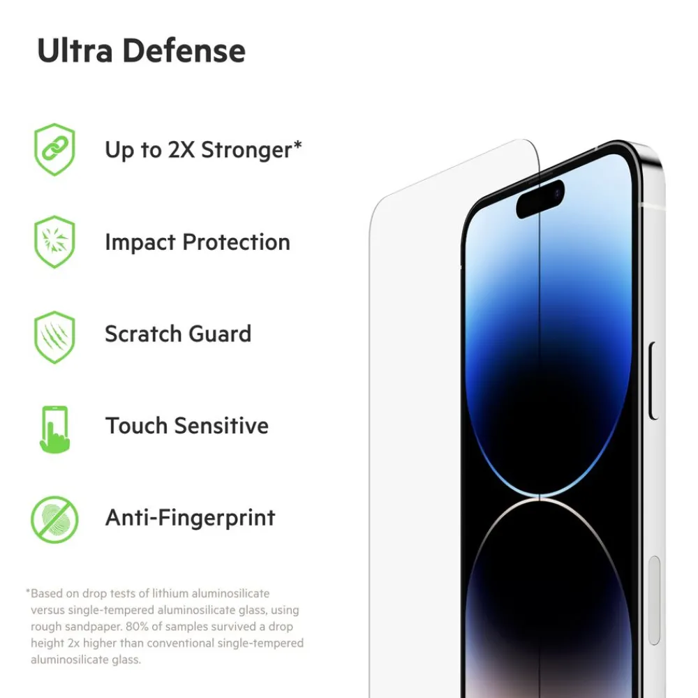 Online UltraGlass Treated Screen Protector for iPhone 14 Pro Max Screen Protectors For Iphone