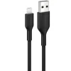 Clearance USB-A Cable with Lightning Connector, 3.3ft/1m, Black Charging Cables