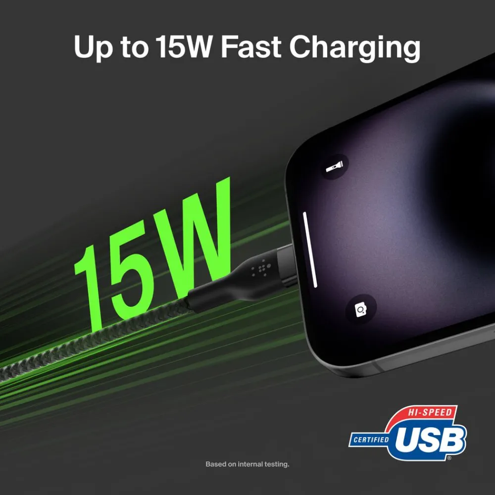 Outlet USB-A to USB-C Cable 15W Charging Cables|Usb-C Cables