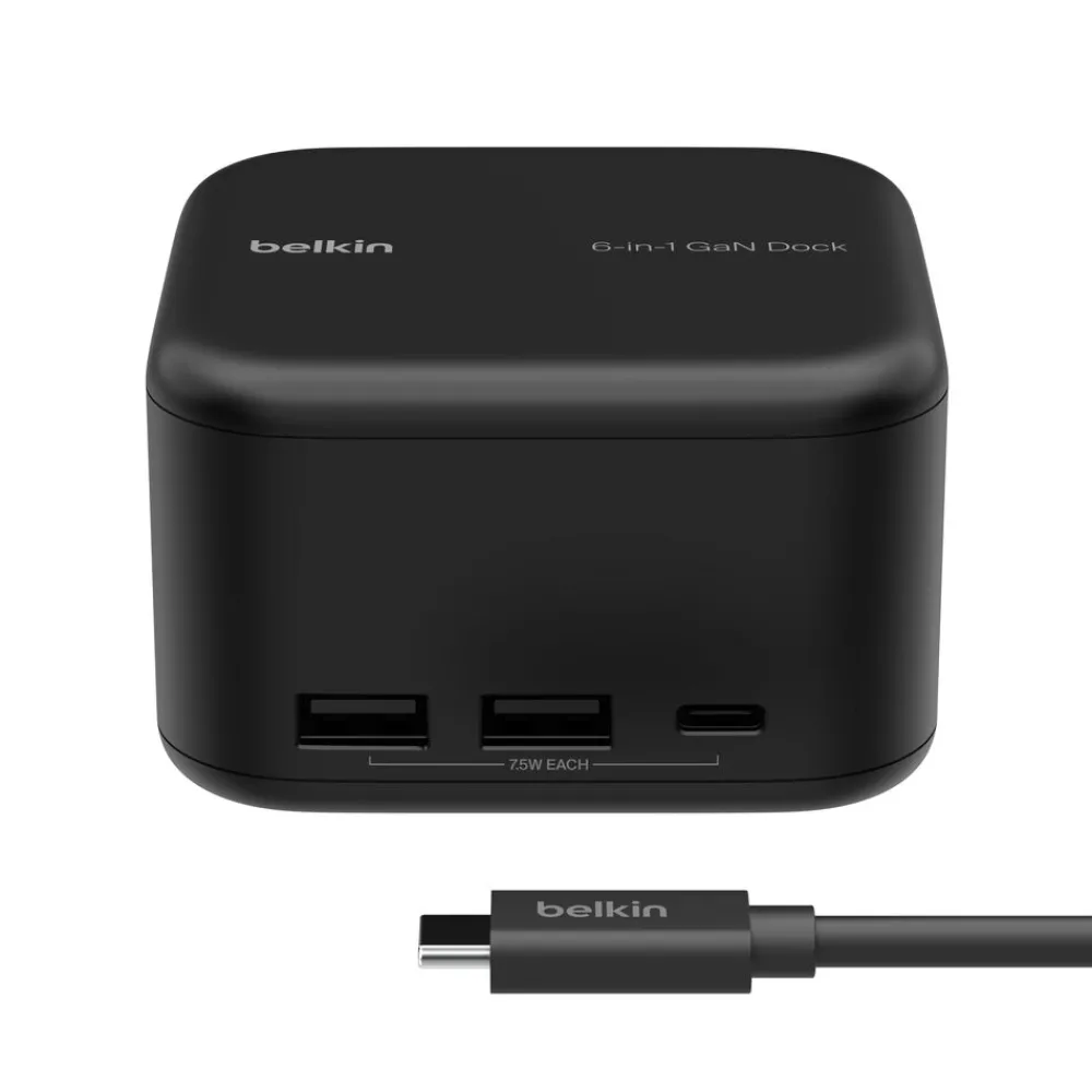 Best USB-C 6-in-1 Core GaN Dock 130W Laptop Docking Stations