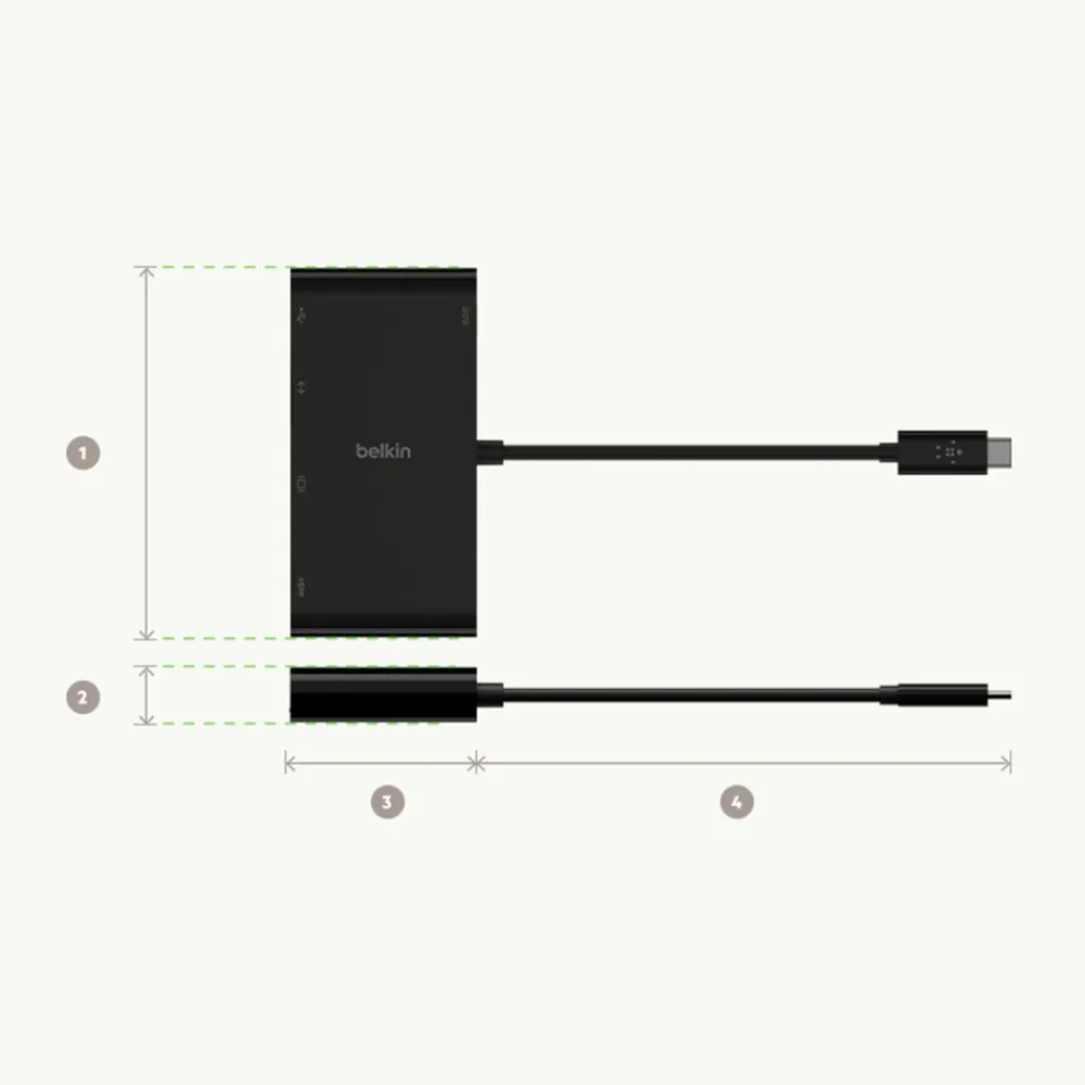 New USB-C 5-in-1 Hub Plus 100W Usb & Usb-C Hubs