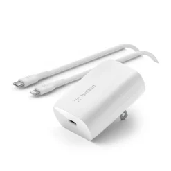 Best USB-C PD 3.0 PPS Wall Charger 30W + USB-C Cable with Lightning Connector Usb-C Chargers