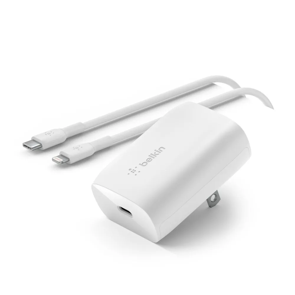 Best USB-C PD 3.0 PPS Wall Charger 30W + USB-C Cable with Lightning Connector Usb-C Chargers