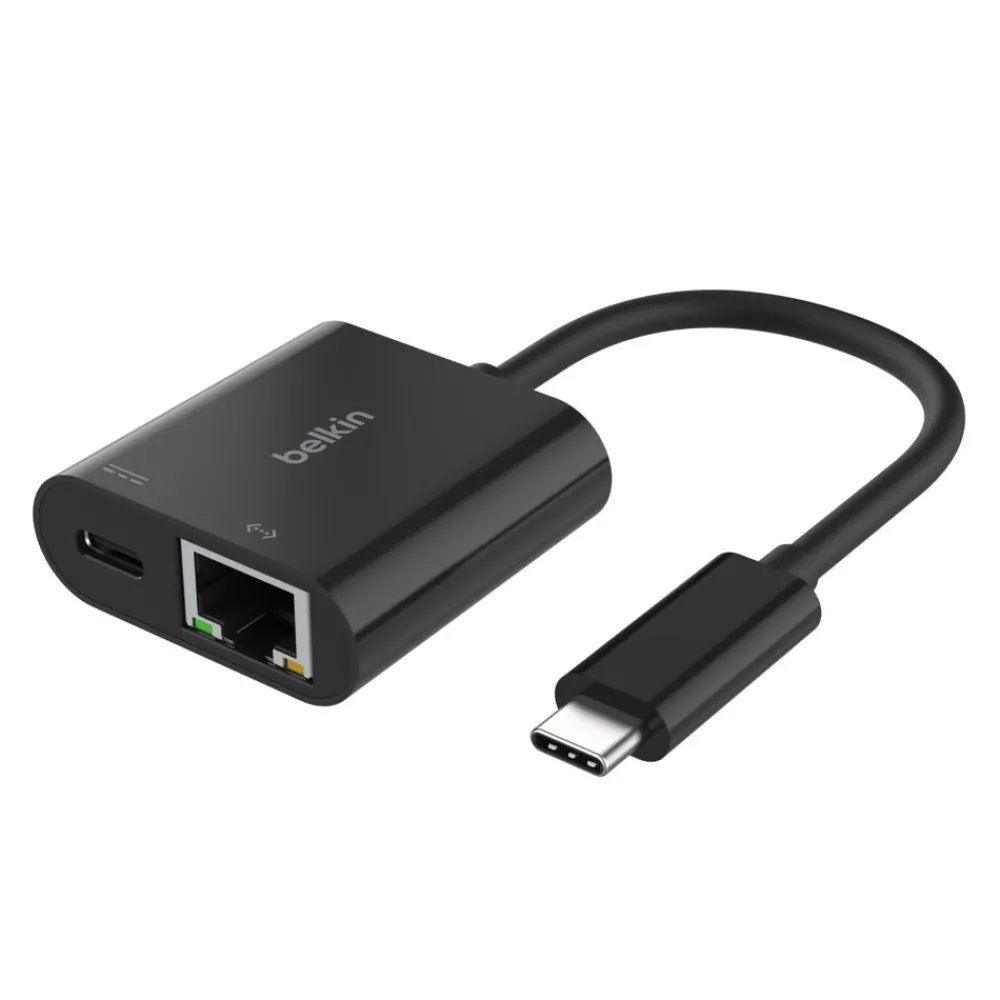 Fashion USB-C to Ethernet + Charge Adapter 100W Usb-C Adapters|Ethernet Adapters