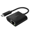 Fashion USB-C to Ethernet + Charge Adapter Usb-C Adapters