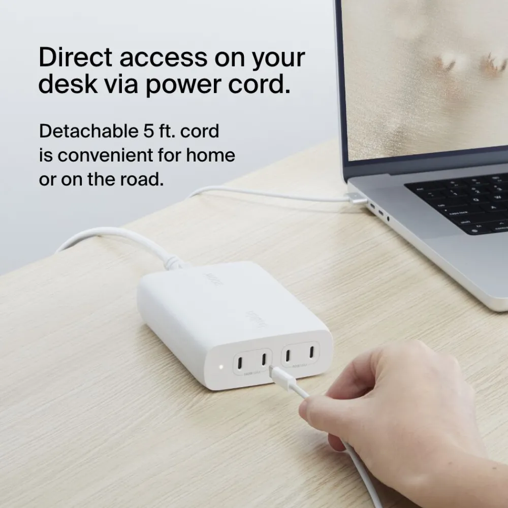 Fashion 200W 4-Port USB-C GaN Charger Gan Chargers|Usb-C Chargers