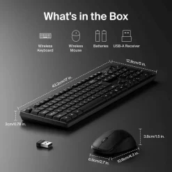 Fashion Wireless Keyboard and Mouse Combo Computer Accessories